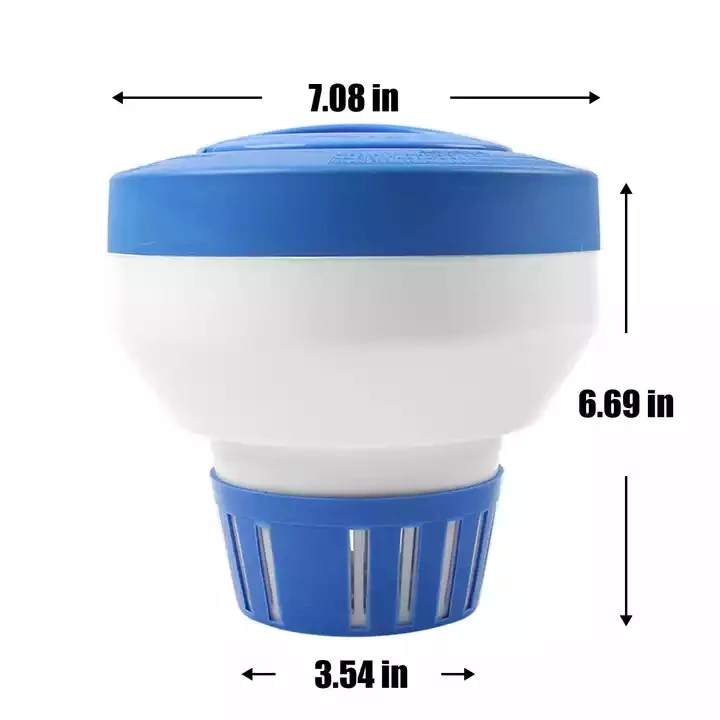 J10141 3 inch water treatment swimming pool chlorine drinking water chlorine tablet floater