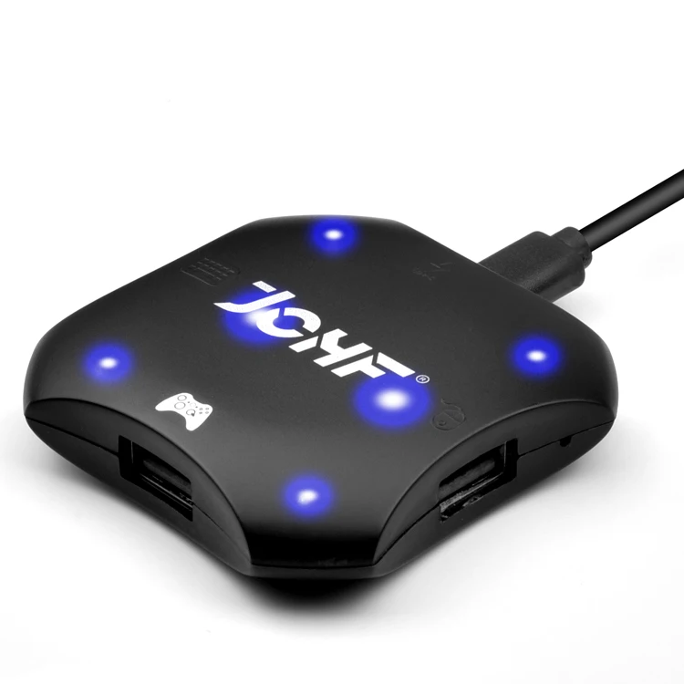 
Wholesale custom eat chicken game intelligent press gun and mouse three-piece wired converter for Android 