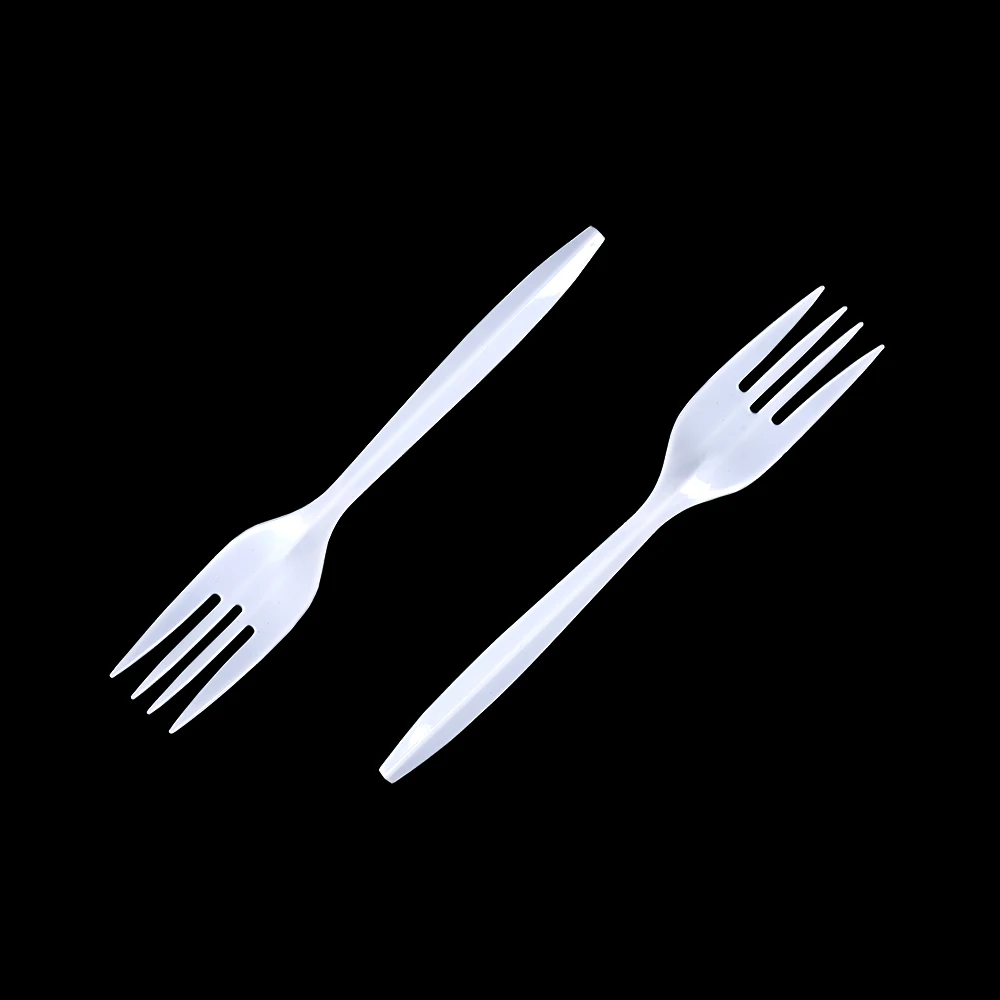 Disposable plastic fruit forks cheap price plastic forks free samples