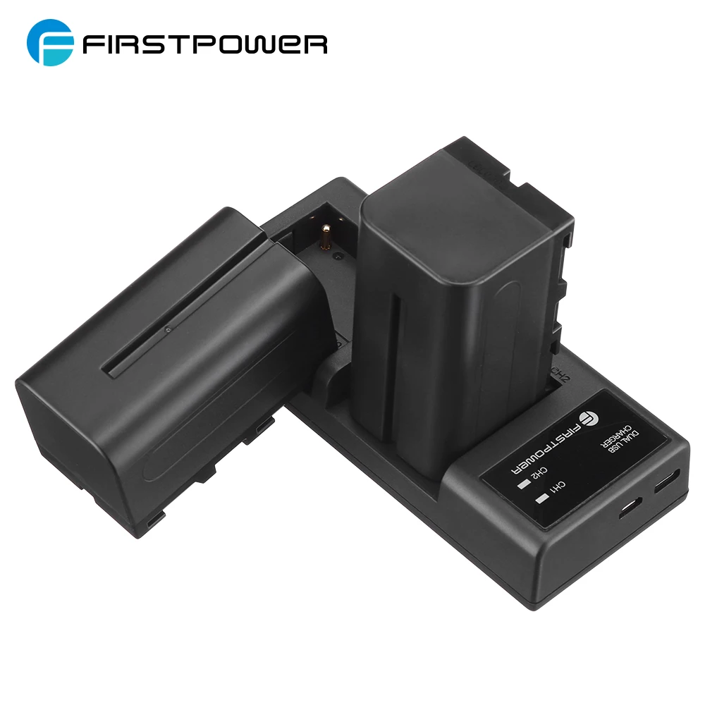 Replacement NP-F750 7.4v 5600mAh Lithium ion Rechargeable Digital Batteries With Charger