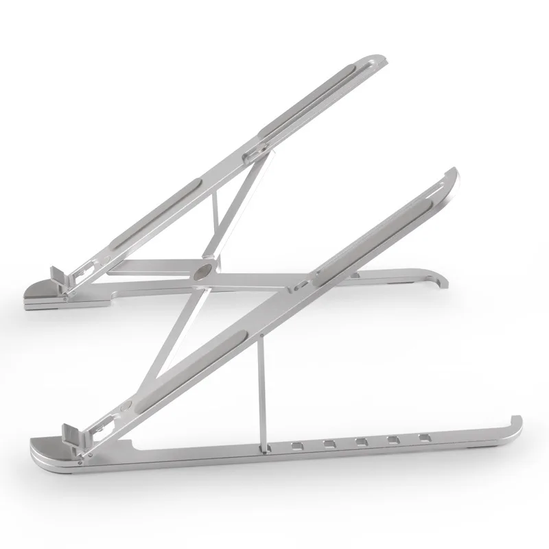 new Flexible Folding Height Adjustable Aluminum Foldable Portable Desktop Laptop Notebook Holder Riser Stand L100