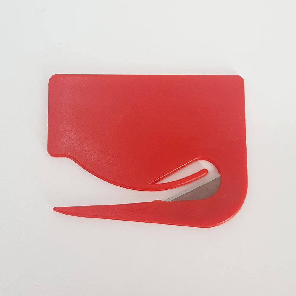 promo giveaways letter opener sharp concealed blade safely slices through envelopes large space to adding logo