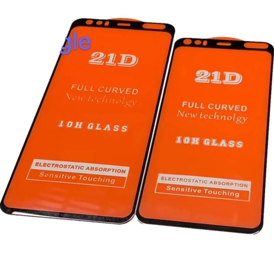 Полноэкранное закаленное стекло 5D 6D 9D 10D 21D с защитой от отпечатков пальцев, Защита экрана для google pixel 4 XL