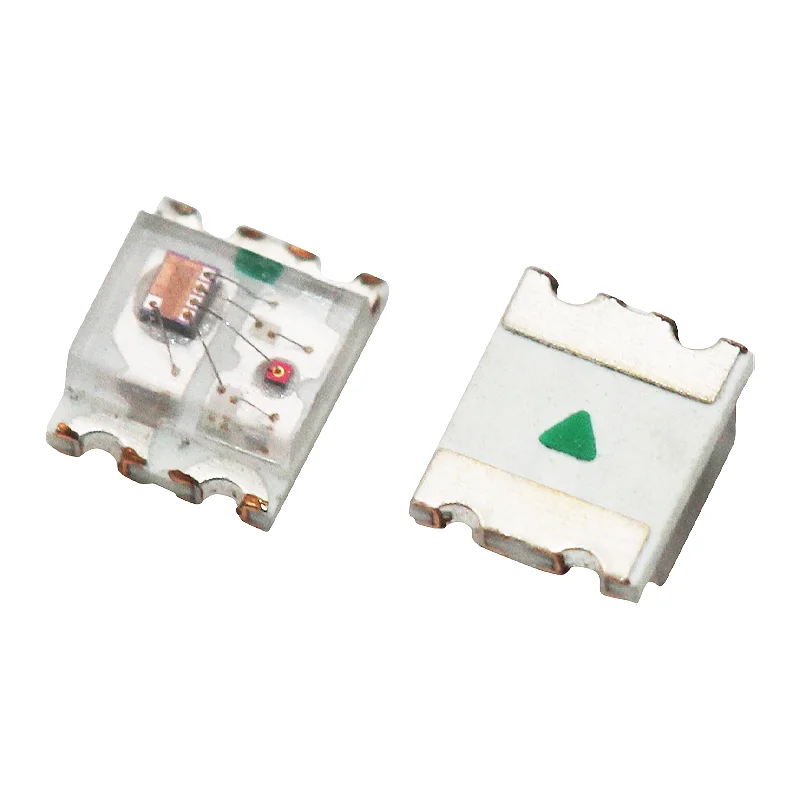 Трехцветный светодиодный Диод SMD 0807 0805RGB, встроенный IC, светодиодный чип 0807 0805 RGB smd