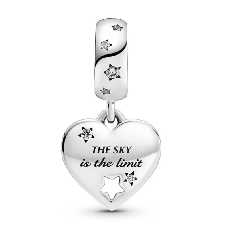 
Designer Sterling Silver 925 Pendant Charms for Diy Bracelets Jewelry Making 