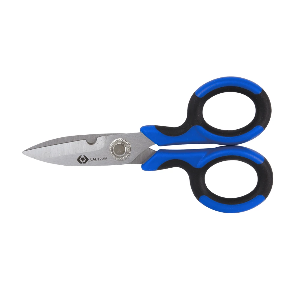 KING TONY Electrician Scissors Multi-purpose scissors Stainless Steel Cutting Scissors 6AB12-55
