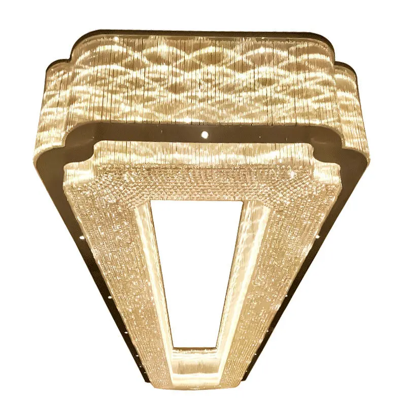 Decoration Pendant Light Chandelier Indoor Hotel Lobby Villa Wedding Decor Large Project Luxury Custom Ceiling Modern Chandelier