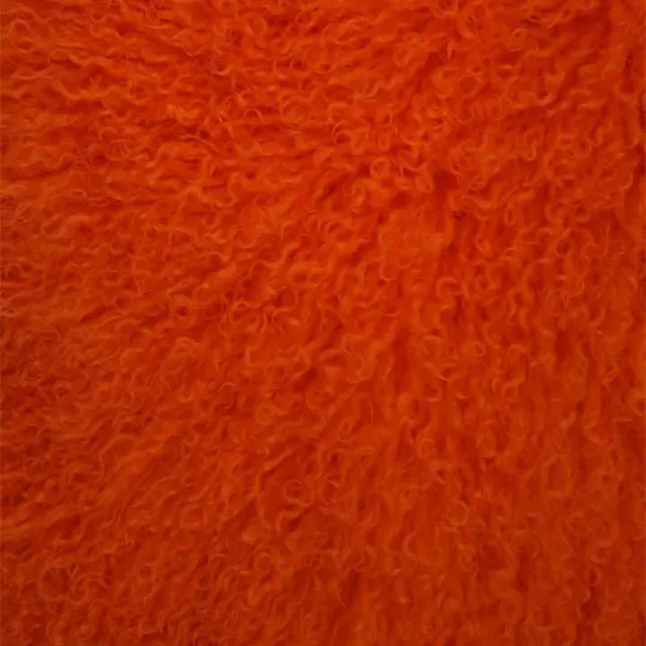 
Curly sheep fur skin long hair mongolian Lamb fur tibet Goat Skin Blanket 