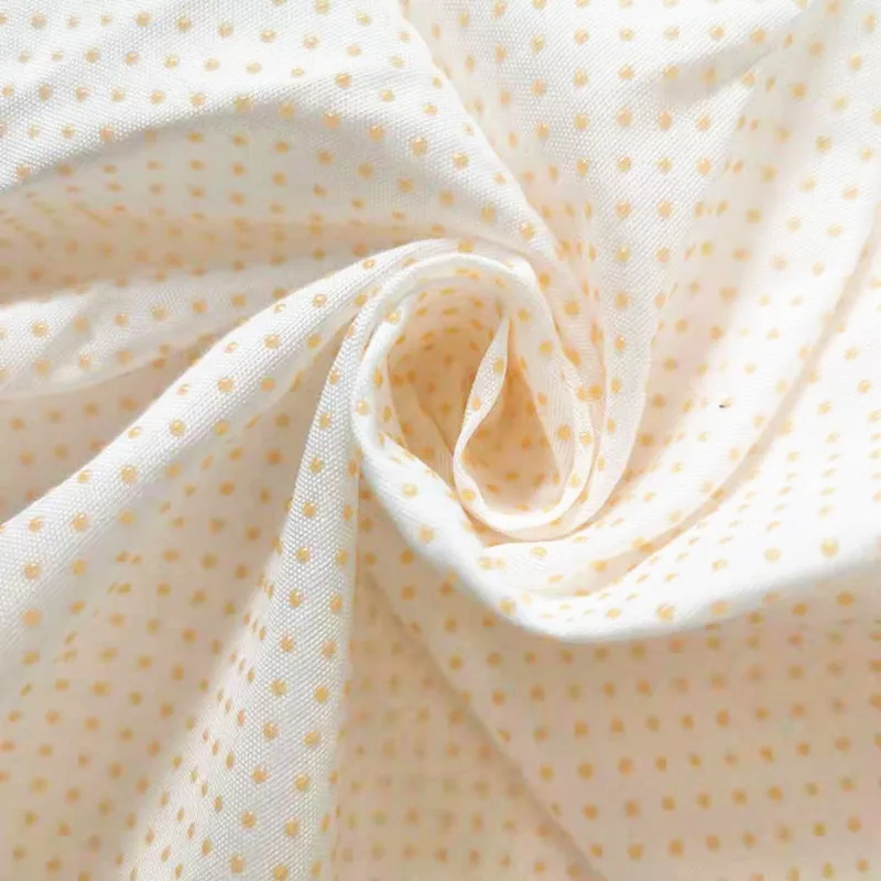 PVC dotted silicone nonslip Anti slip twill 100% polyester fabric for mattress / sofa cover bottom/ under the slippers
