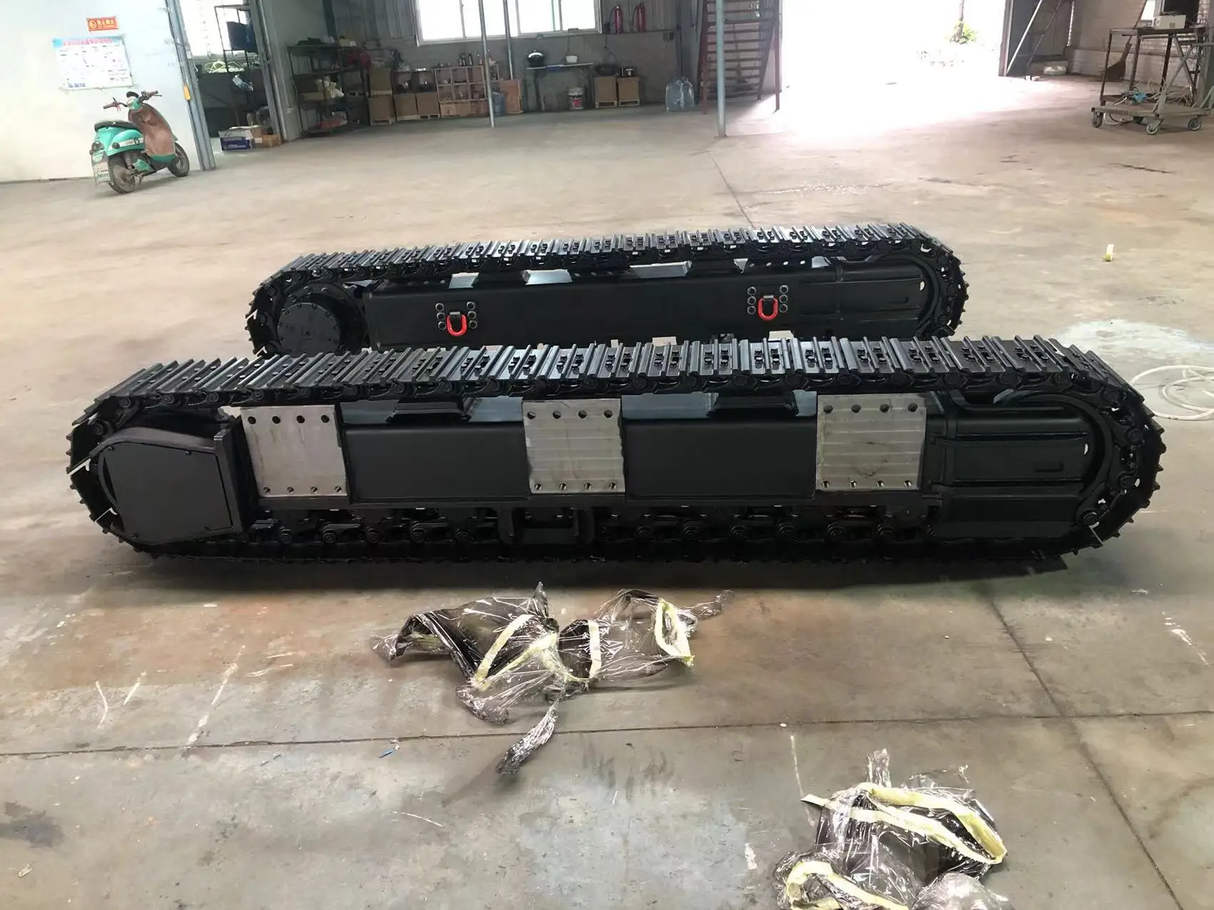 New Steel Track Chassis Undercarriage With Customized For 6ton Mining Construction Machinery Chassis Parts