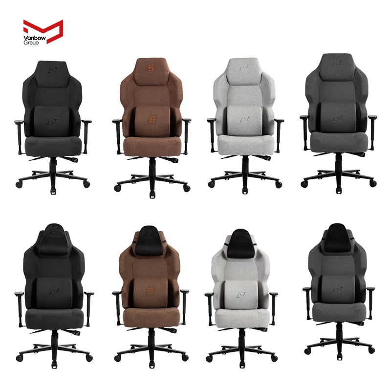 VANBOW Living Room Home Office High Density Mouled Foam Breathable Woven Soft Fabric Comfortable Gaming Chair