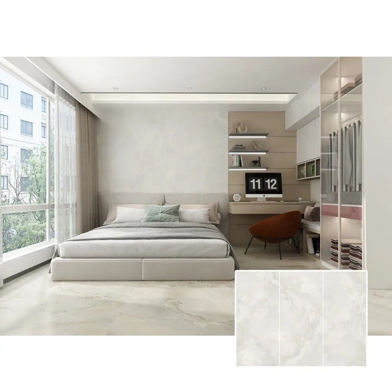 Porcelain Ceramic Bedroom Tiles Sintered Stone Slabs Wall Luxury Marble Tile Chinese Jade Carreaux De Sol 1200x2700 Living Room