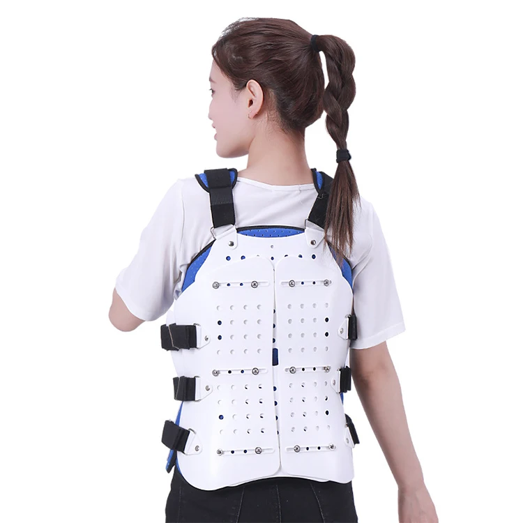 Rehabilitation support device Thorax Lumbar Sacrum Orthosis With Gasbag (Inflatable) for fracture fixation and muscle strain