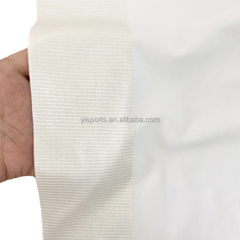 Wholesale underwear gym clothes cycling spandex fabric 50D 160gsm 50cm width one side Integrated jacquard fabric anti slip tape