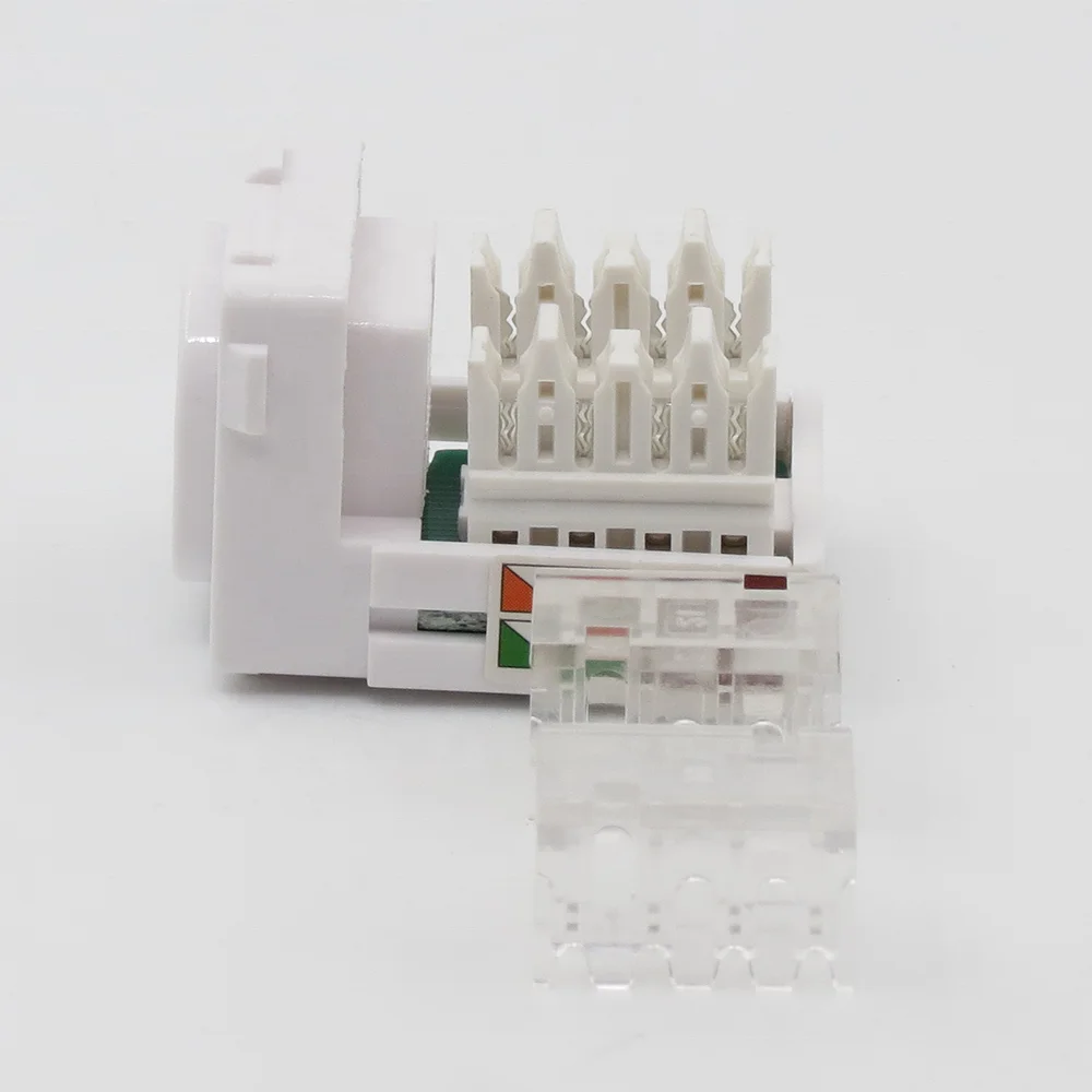 TM-8103 RJ45 Cat5e 8P8C Australia Clipsal 90 Degree Type Keystone Jack