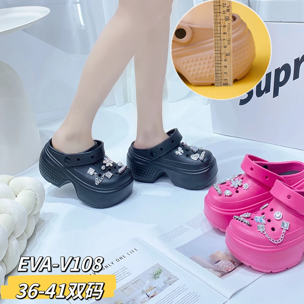 Youth Rubber Clogs  Footwear Cloud Cushioned Eva Clogs Shoes For Women Slides Slippers Anti-slippery