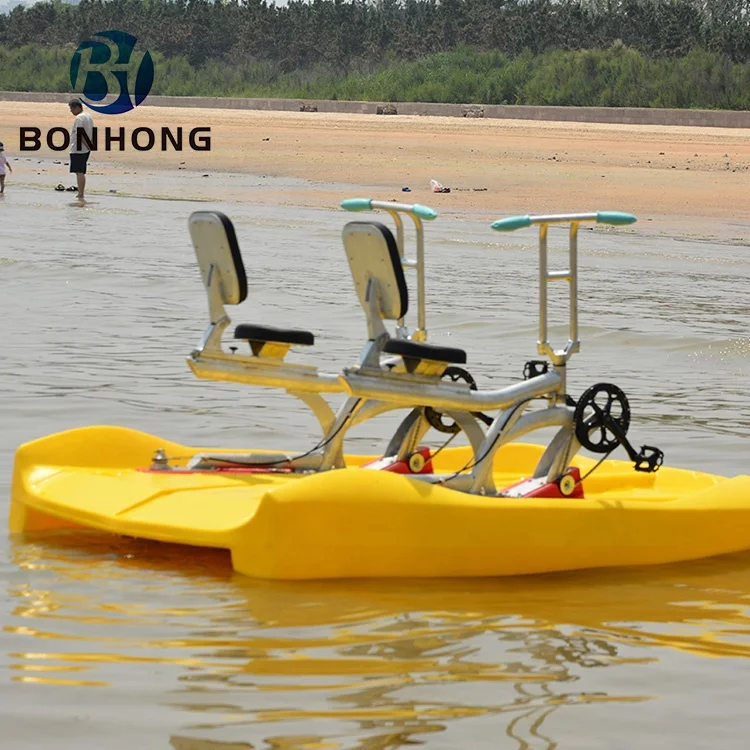 Bonhong любимый 2022 Новое поступление Плавающий надувной водный велосипед педали лодки плавающий велосипед для продажи