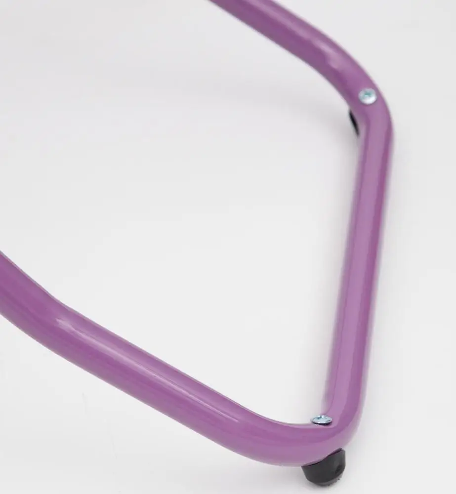 Home furniture metal steel folding chair in wire seat