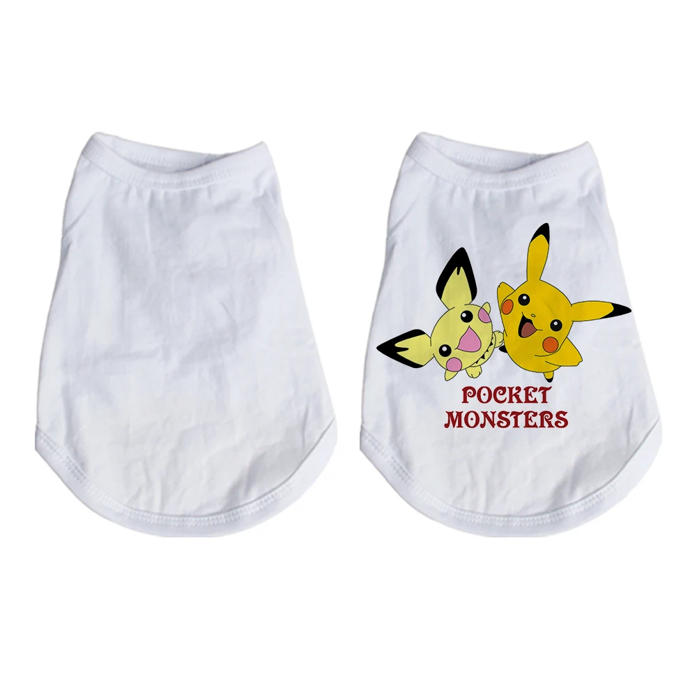 Kingsub Sublimation Dog T Shirt Wholesale Printing Design Personalised Cotton White Sublimation Dog T Shirt