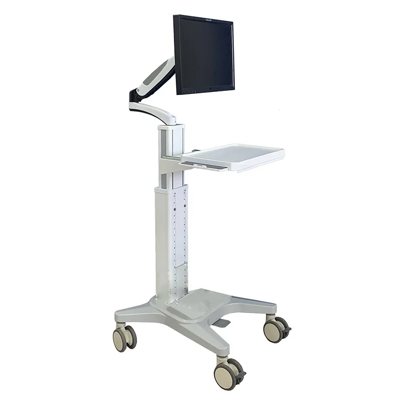 Movable Hospital  Medical Trolley  touch screen computer cart medical cart