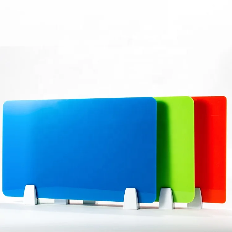 Перегородка акриловая прозрачная для офисного стола перегородка матовая с 2 зажимами офиса встречи столовой