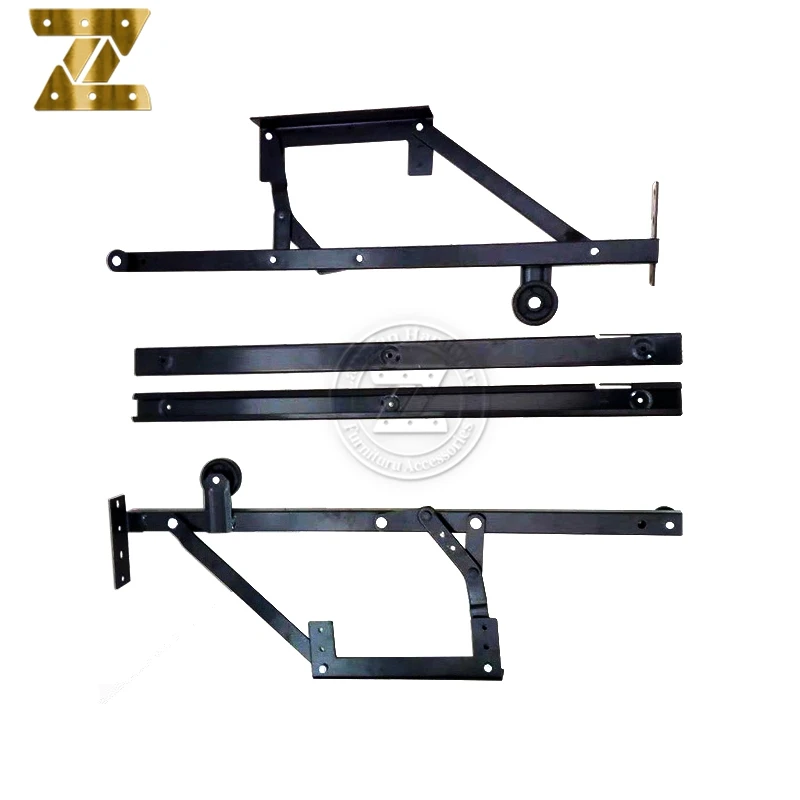 Good Quality Folding Function Lift Push -pull Sofa Bed Mechanism  Sliding Wheell Folding Sofa Hinge Hardware