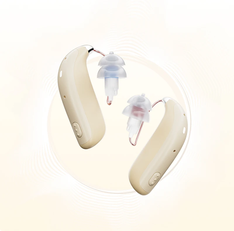 Flysound H8 120dB Rechargeable 50 Channels Hearing Aid Medical Hearing Aid Invisible Intelligent IP68 RIC Mini Hearing Earbuds