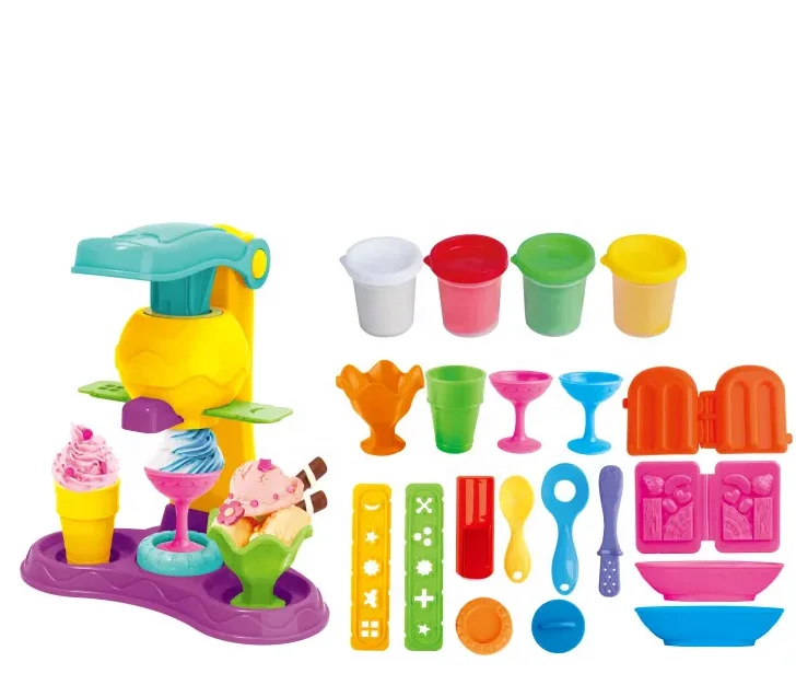 ice cream machine plastic mould diy toys play dough
