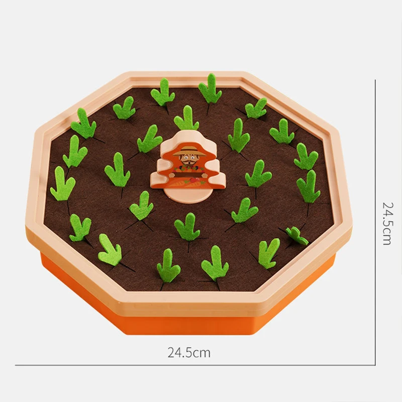 Educational Toys, Memory Games Radishes Shape Color Sorting Matching Fun Carrots Harvest Toy//