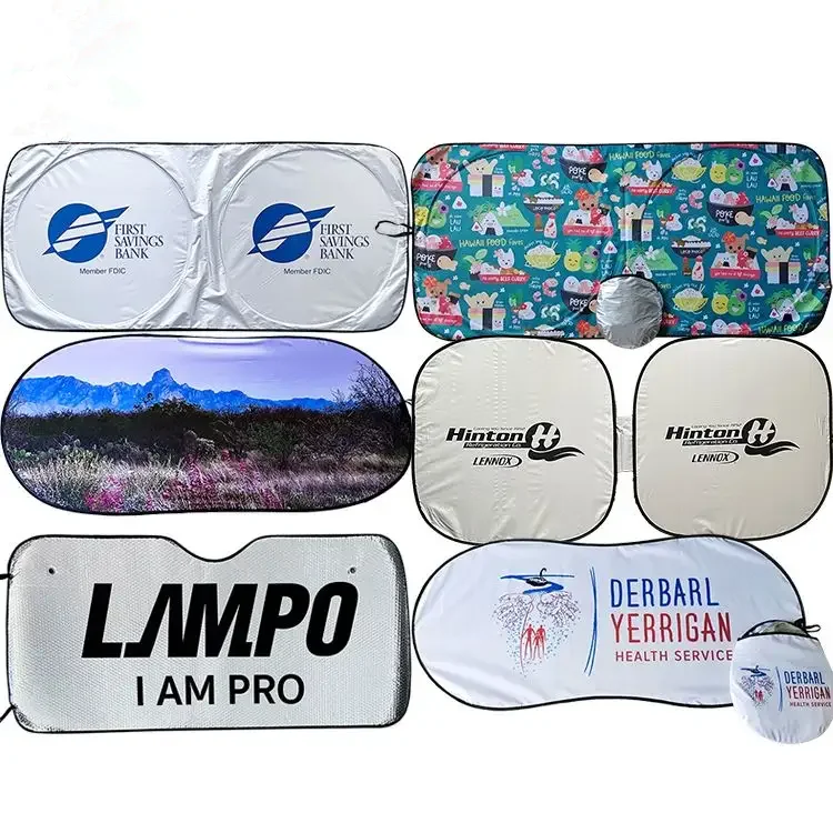 Car Windshield Sunshade Portable Sun Visor Cover Folding Window Sun Shield Protector UV Block Car Front Window Heat Insulation