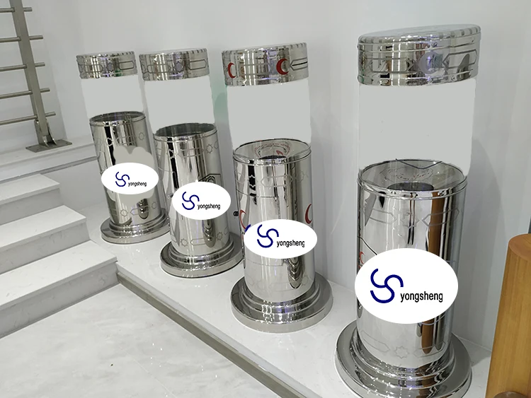 Simple Design Tip Box Stainless Steel Suggestion Ballot Box Large Donation Box With Acrylic For Large Display Area