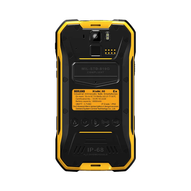 Waterproof  128G ex rugged  phone DORLAND xtalki60 BT 5.0 WIFI GPS  industrial safe smartphone