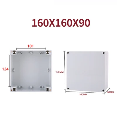 160*160*90mm F series Electronic Plastic Enclosure Plastic Mold Electrical Box Outdoor Electrical Round Cable Junction Box
