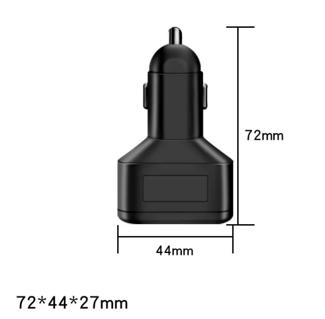 2G 5V2A Cigarette Car Charger Vehicle GPS Tracker with Dual USB Fast Charge GPS Tracking Device Free Platform