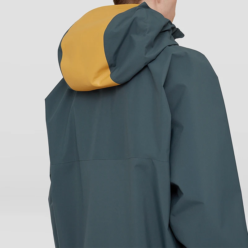 Custom Ryder Cap Jacket Wholesale Windproof Waterproof Ski Jacket Men side zip closure Ski Jacket