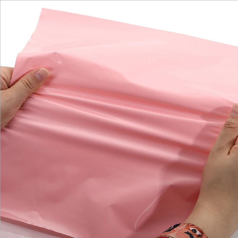 cute pink poly mailer clear plastic cross bags packaging bag customization mailers wholesale