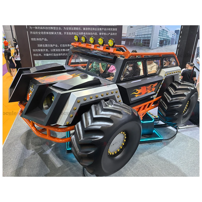 VR Game Machine Supplier 2025 New VR Racing Simulator Off Road Vehicle Arcade Gaming Virtual Reality Dynamic Shooting Simulator