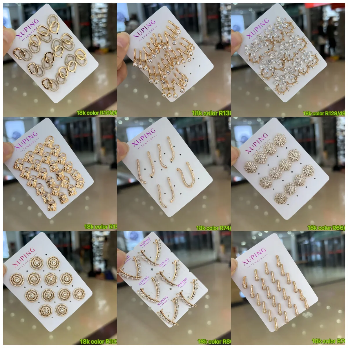 XUPING Jewelry Wholesale Earrings 14K 18K Gold Plated Copper Earrings Women Luxury Cute Pearl Fashion Ladies Jewelry Earrings