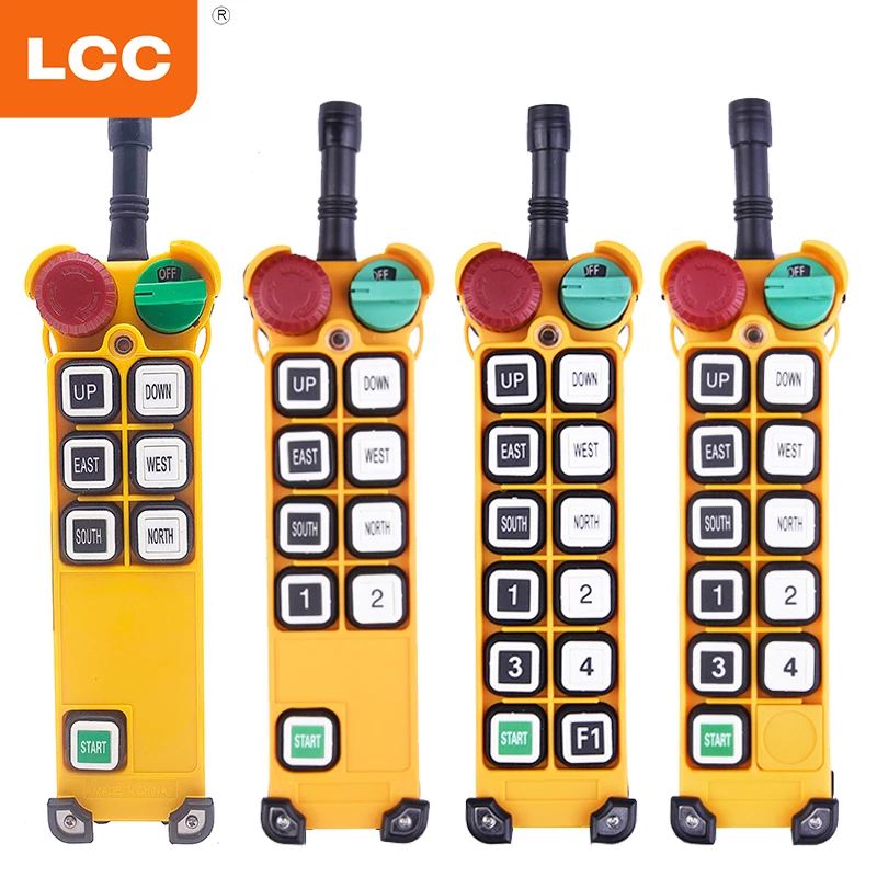 F24-6D Telecrane Telecontrol radio 6 buttons 2 speed radio transmitter receiver industrial crane remote control