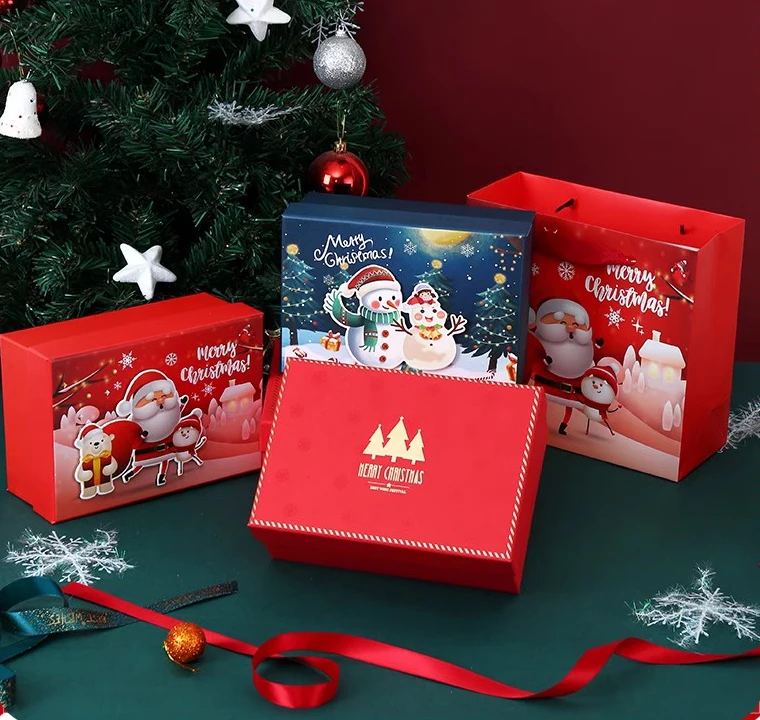 Wholesale High Quality Christmas Packaging Box Holiday Gift Decorative Box