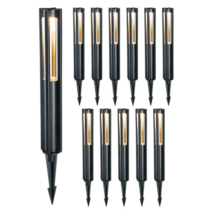 Hot Sale Aluminium 12V 24V Ip65 Street Yard Standing Pathway Decoration Garden Bollard Light Villa Led Lawn Lamp