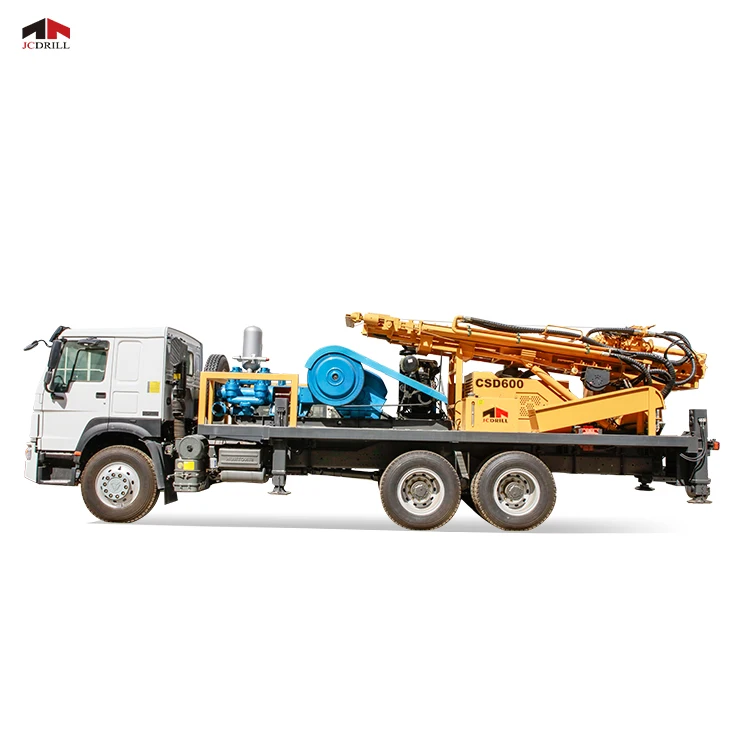 6X4 Chassis Diesel Power Drilling Machine Borehole Water Well Drilling Rig For Sale