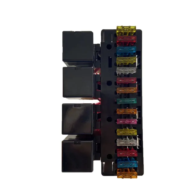 15 Way Fuse Block 15-Input 15-Output Automotive Fuse Box Wired ATO ATC Panel Mounted Fuse Holder DC 12 Volt