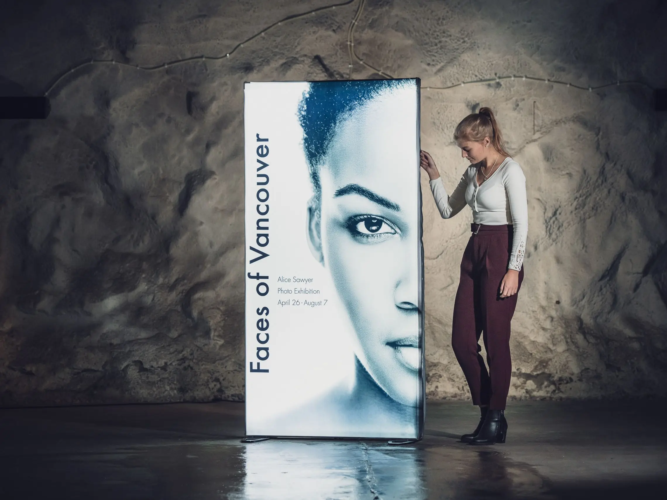 Exhibition Light Box Trade Show Booth Aluminum Profile Seg Lightbox Frame Fabric Light Box Backdrop Display