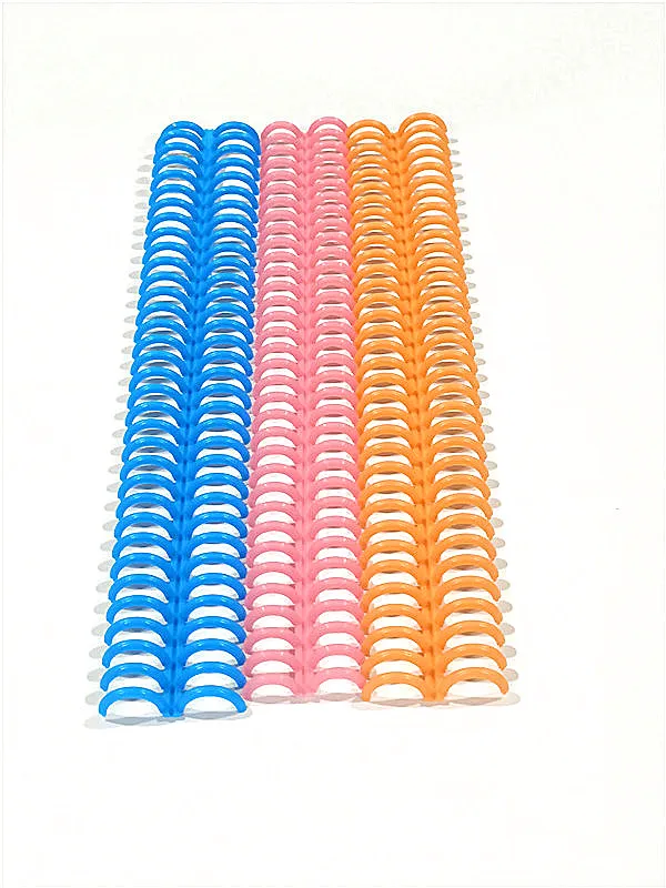 A4 Plastic Loose Leaf Ring Durable Colorful Plastic binding Ring