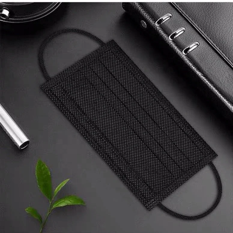 
Factory Supply disposable 3ply face mask black mask protective mask 