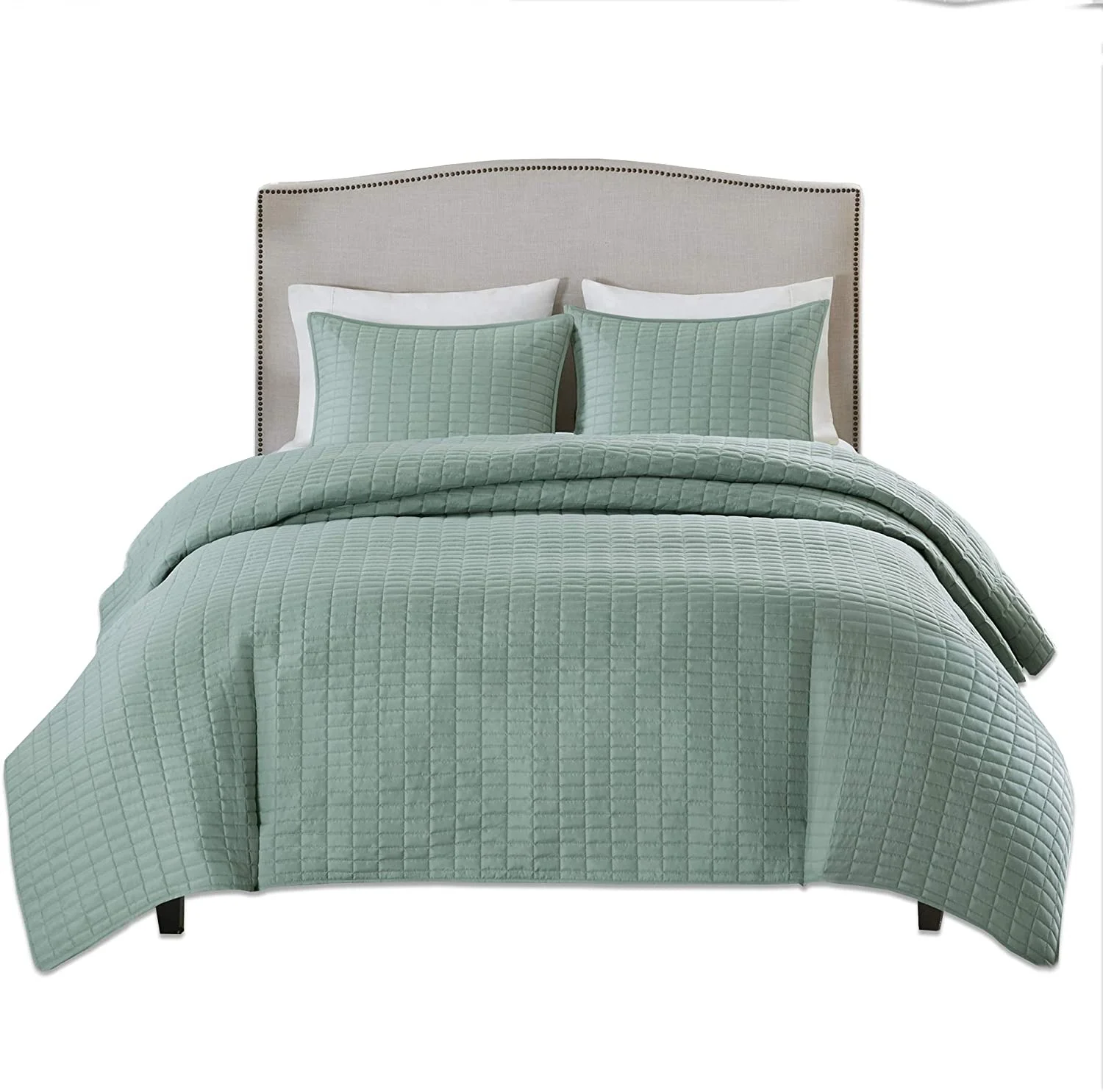 Всесезонное элегантное прямоугольное стеганое покрывало, покрывало из пенопласта