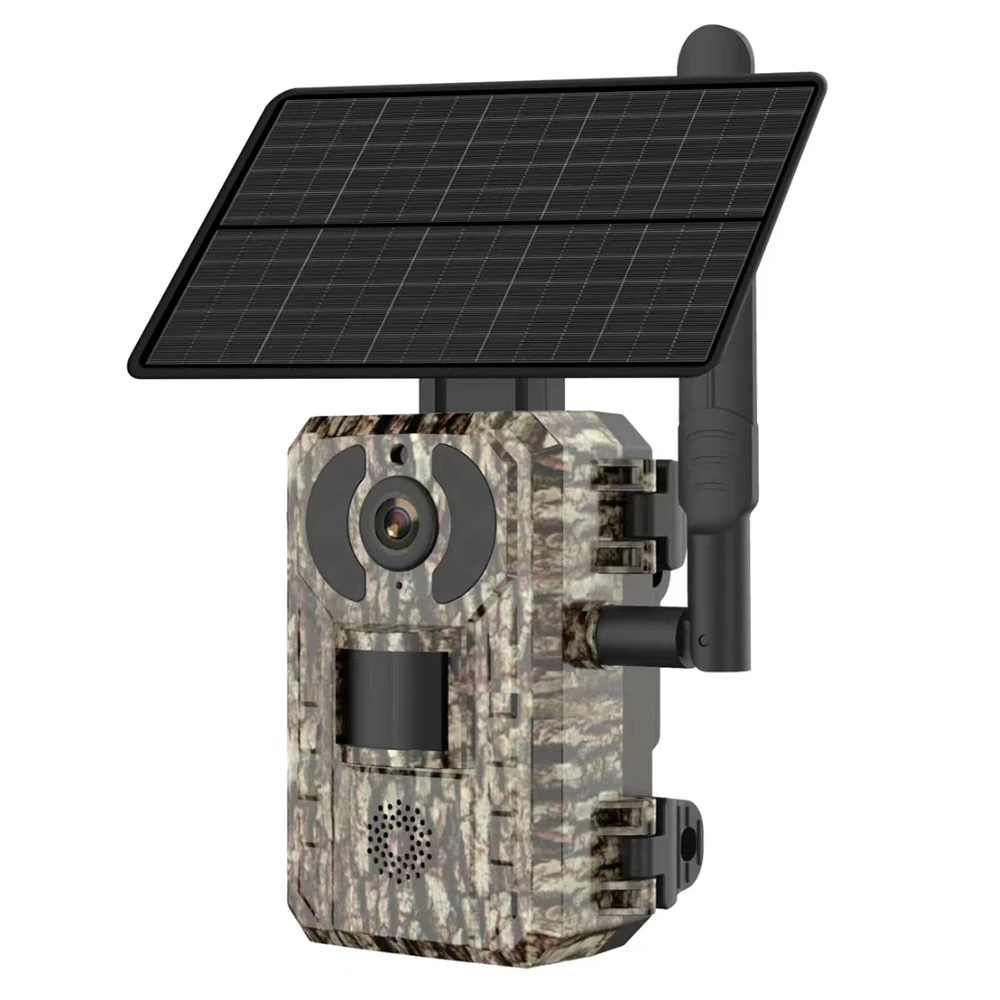 Hunter Assistant Solar Battery Trap Camera With Ip66 Waterproof Motion Detection Two Way Talk Outdoor Hunting Equipment