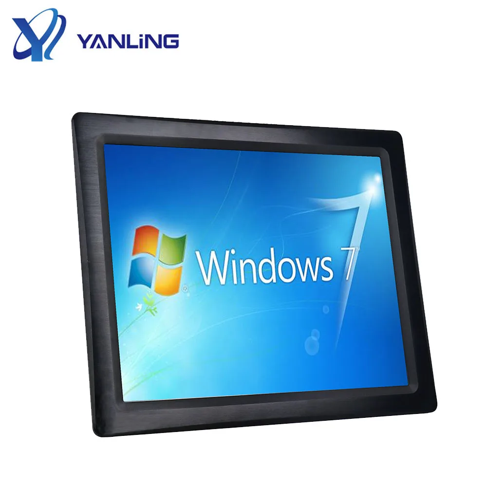 17 дюймов J1900 quad core сенсорная панель ПК промышленный сенсорный экран панель ПК Linux
