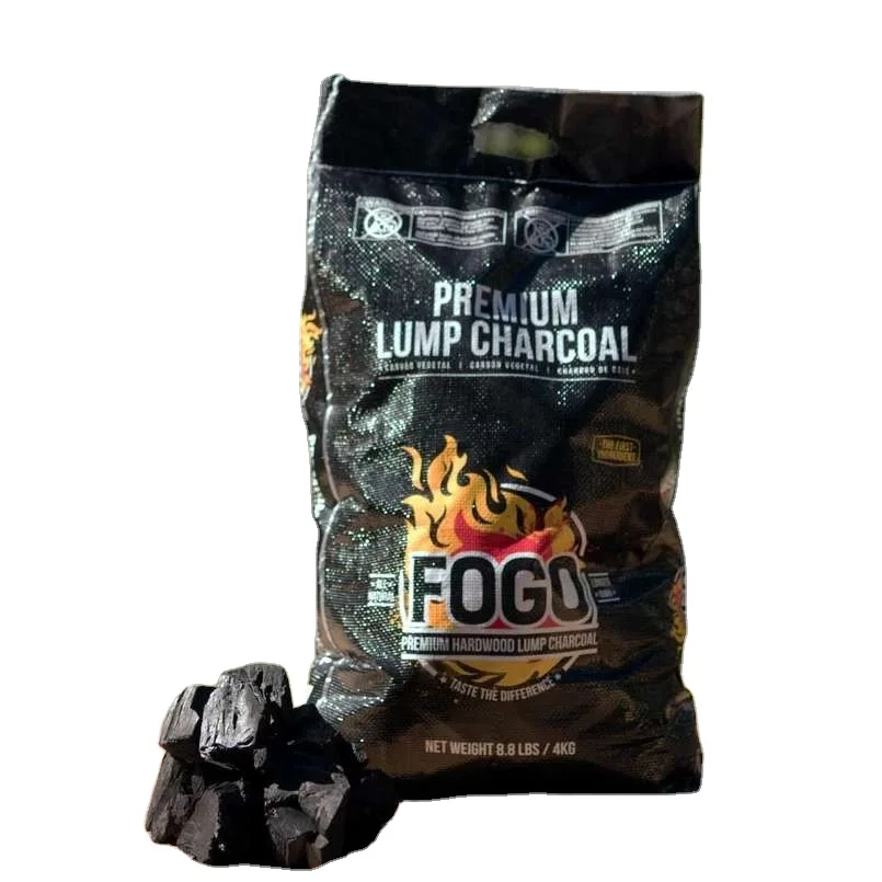 4lbs 11lbs Kraft Paper Charcoal Bag for Hardwood Lump Coal Briquet Shisha Packaging Bag